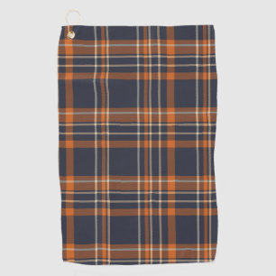 Rustic Christmas/winter plaid Golf Towel