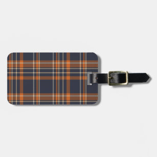 Rustic Christmas winter plaid  Luggage Tag