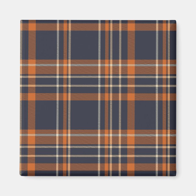 Rustic Christmas/winter plaid  Magnet (Front)