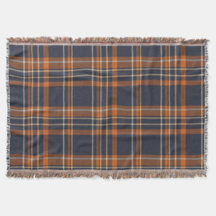 Rustic Christmas/winter plaid Throw Blanket