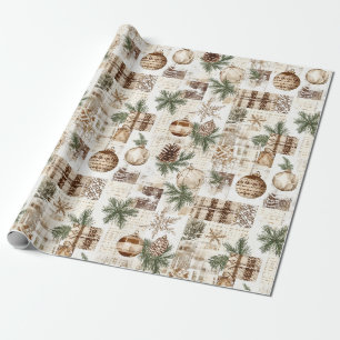 Rustic Christmas Wrapping Paper