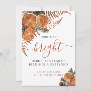 Rustic Citrus And Pine Winter Holiday