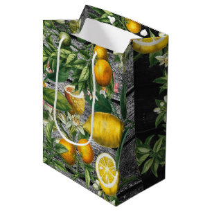 Rustic Citrus Garden Medium Gift Bag