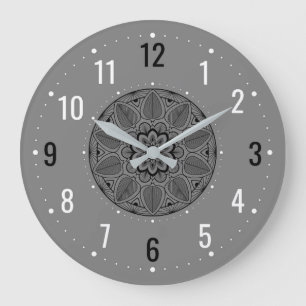Rustic & Classic Decor - Vintage Grey Large Clock
