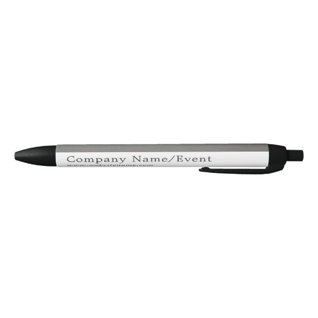 Rustic Clay Effect, Company/Event Black Ink Pen (Bottom)