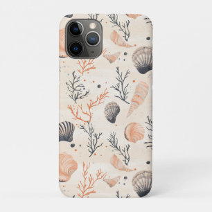 Rustic Coastal - Seashells, Starfish, Reef (13) iPhone 11 Pro Case