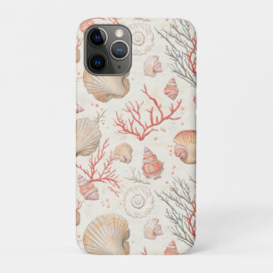 Rustic Coastal - Seashells, Starfish, Reef (16) iPhone 11 Pro Case