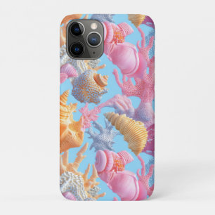 Rustic Coastal - Seashells, Starfish, Reef (18) iPhone 11 Pro Case