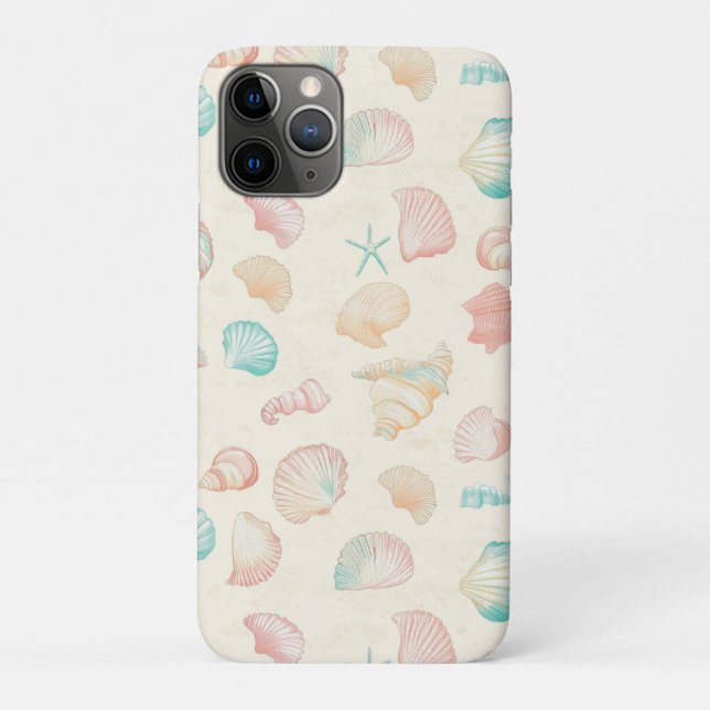 Rustic Coastal - Seashells, Starfish, Reef (22) Case-Mate iPhone Case (Back)