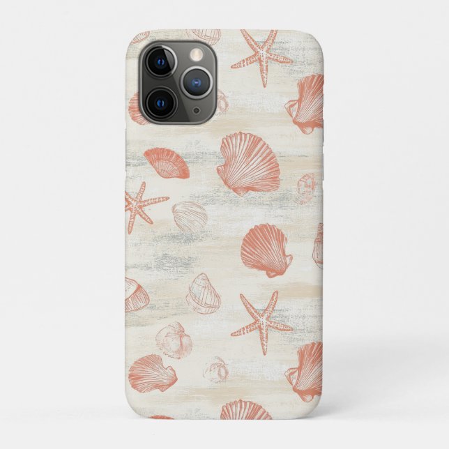Rustic Coastal - Seashells, Starfish, Reef (29) Case-Mate iPhone Case (Back)