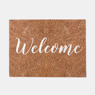 Rustic Coir Outdoor Welcome Doormat