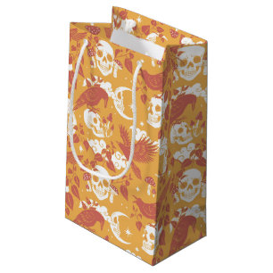 Rustic Colour Halloween Pattern Gift Bag
