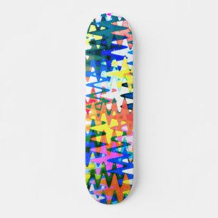 Rustic Colourful Skateboard