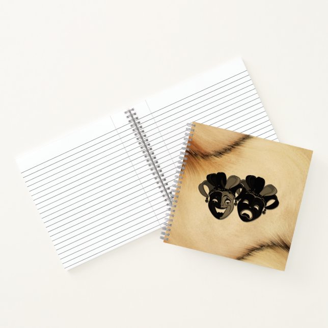Rustic Comedy and Tragedy Theatre Design Notebook (Inside)
