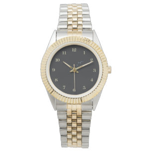   Rustic Contemporary  Two Tone Women eWatch Watch