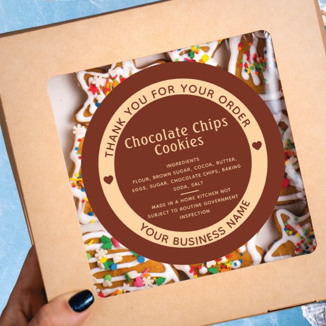 Rustic Copper Cottage Law Ingredient Baker Sticker (Creator Uploaded)