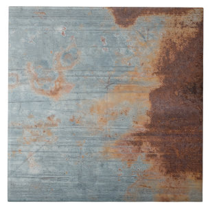 Rustic Corrugated Metal Tile