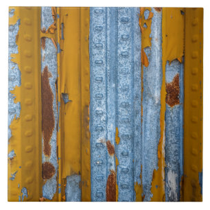 Rustic Corrugated Metal Tile
