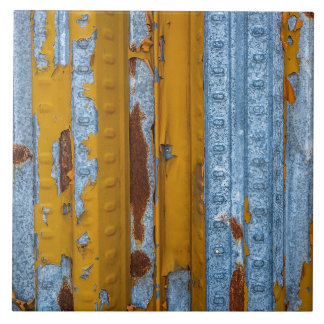 Rustic Corrugated Metal Tile (Front)