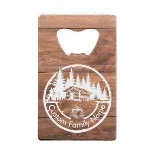 Rustic Cottage Cabin Barn Custom Family Name