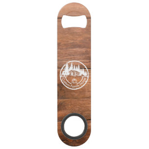 Rustic Cottage Cabin Barn Custom Family Name