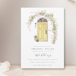 Rustic Cottage Garden Wedding Invitation
