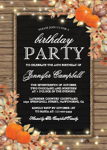 pumpkin birthday invitations zazzle uk