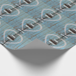 Rustic Country barn door wedding keepsake Wrapping Paper