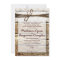Rustic Country Barn Wood Lace Wedding Invitations