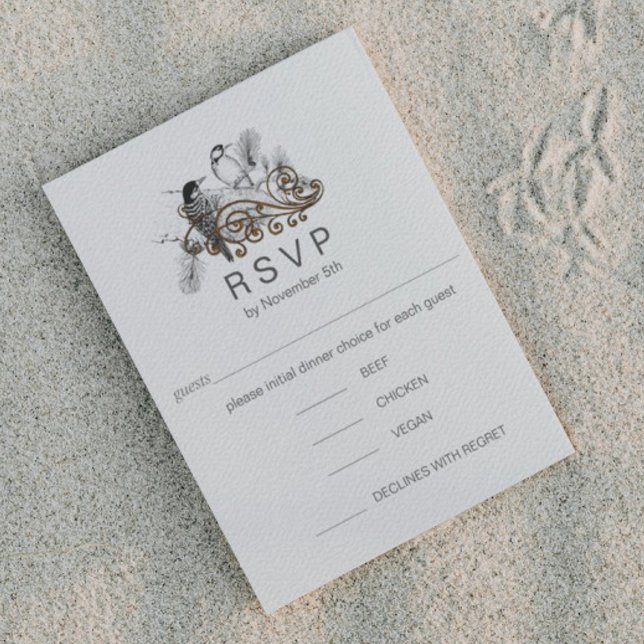 Rustic Country Barn Woodpecker RSVP (Creator Uploaded)
