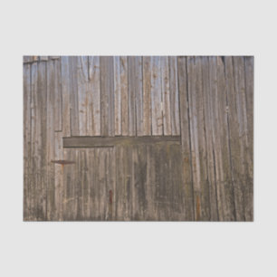 Rustic Country Brown Barn Wood Decoupage Tissue Paper