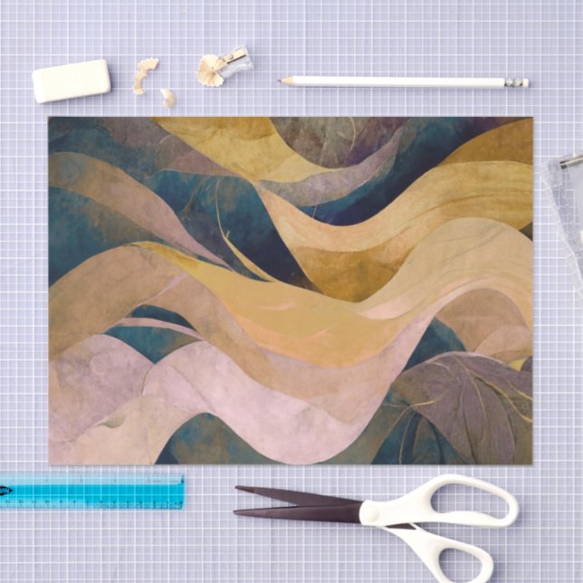 Rustic Country Brown Wood Designer Decoupage Paper (Craft)