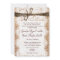 Rustic Country Burlap Lace Twine Wedding Invites