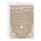 Rustic Country Burlap String Lights Lace Wedding