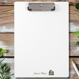 Rustic Country Business Personalised Clipboard