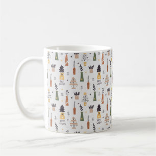 Rustic Country Christmas Old Fashioned Coffee Mug