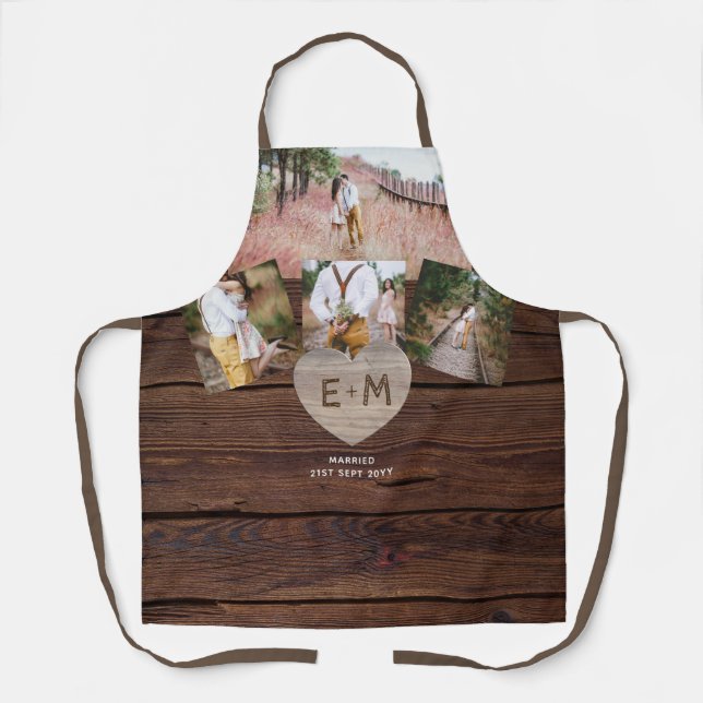 Rustic Country Cottage Kitchen Mum Grandma Photo   Apron (Front)