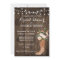 Rustic Country Cowboy Boot Bridal Shower Invite