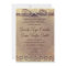 Rustic Country Distressed Vintage Wedding Invites