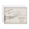 Rustic Country Fence Winter Wedding Invitations
