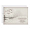 Rustic Country Fence Winter Wedding Invitations