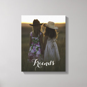 Rustic Country Friends Canvas Print