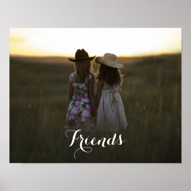 Rustic Country Friends Poster (Front)