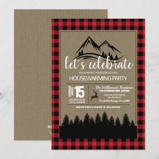 Rustic Country Housewarming Party Invitation