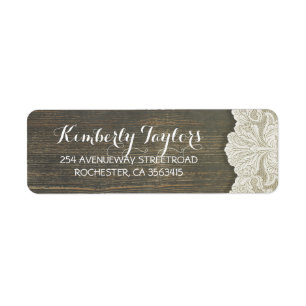 Rustic Country Lace and Wood Wedding