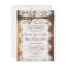Rustic Country Lace Twine Wood Wedding Invites
