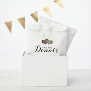 Rustic Country Love and Doughnuts Wedding Favour B Bags