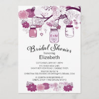 Rustic Country Mason Jar Bridal Shower