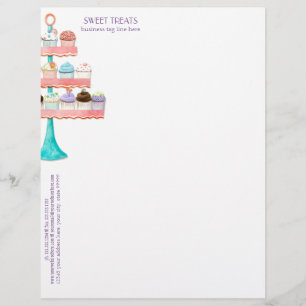 Rustic Country Mason Jar Flowers White Hydrangeas Letterhead Template