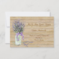 Rustic Country Mason Jar French Lavender Bouquet
